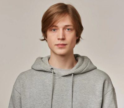 men in grey hoodie